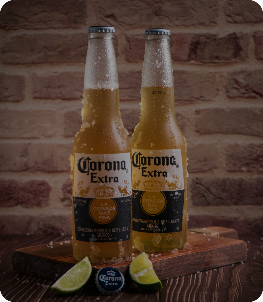 Imagen de una cerveza Corona como bebida